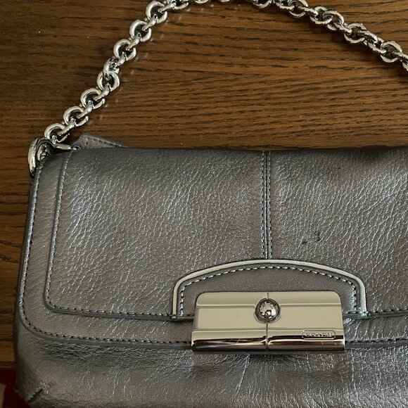 coach leather handbag - Picture 1 of 6